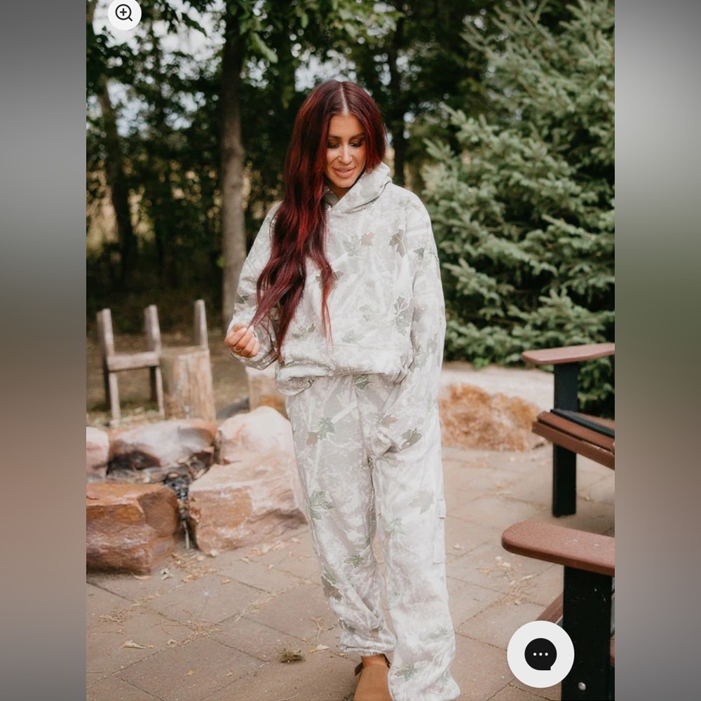 Chelsea DeBoer In The Woods Camo Cargo Joggers - Size XL